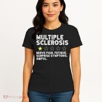 MS Do Not Recommend Funny Multiple Sclerosis Humor Awareness Women's T-Shirt thumb 4