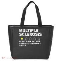 MS Do Not Recommend Funny Multiple Sclerosis Humor Awareness Tote Bag thumb 0