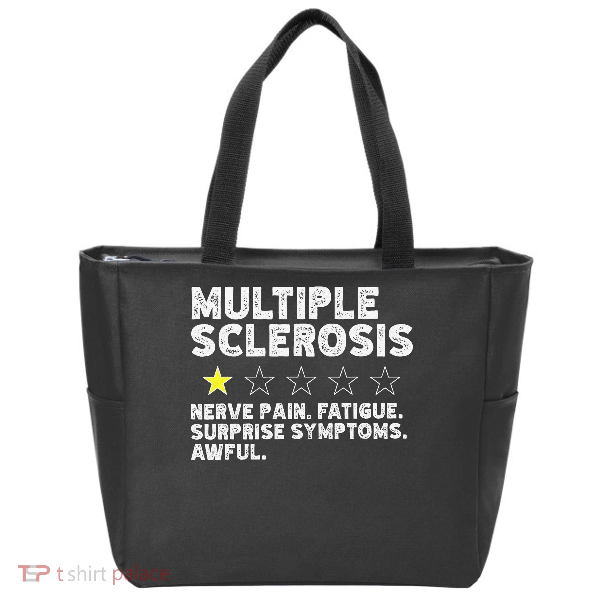 MS Do Not Recommend Funny Multiple Sclerosis Humor Awareness Tote Bag