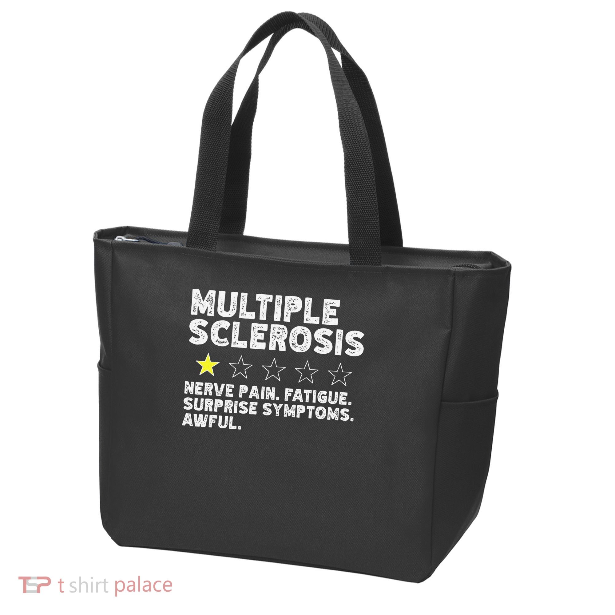 MS Do Not Recommend Funny Multiple Sclerosis Humor Awareness Tote Bag