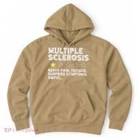MS Do Not Recommend Funny Multiple Sclerosis Humor Awareness Hoodie thumb 0