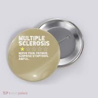 MS Do Not Recommend Funny Multiple Sclerosis Humor Awareness Button thumb 0
