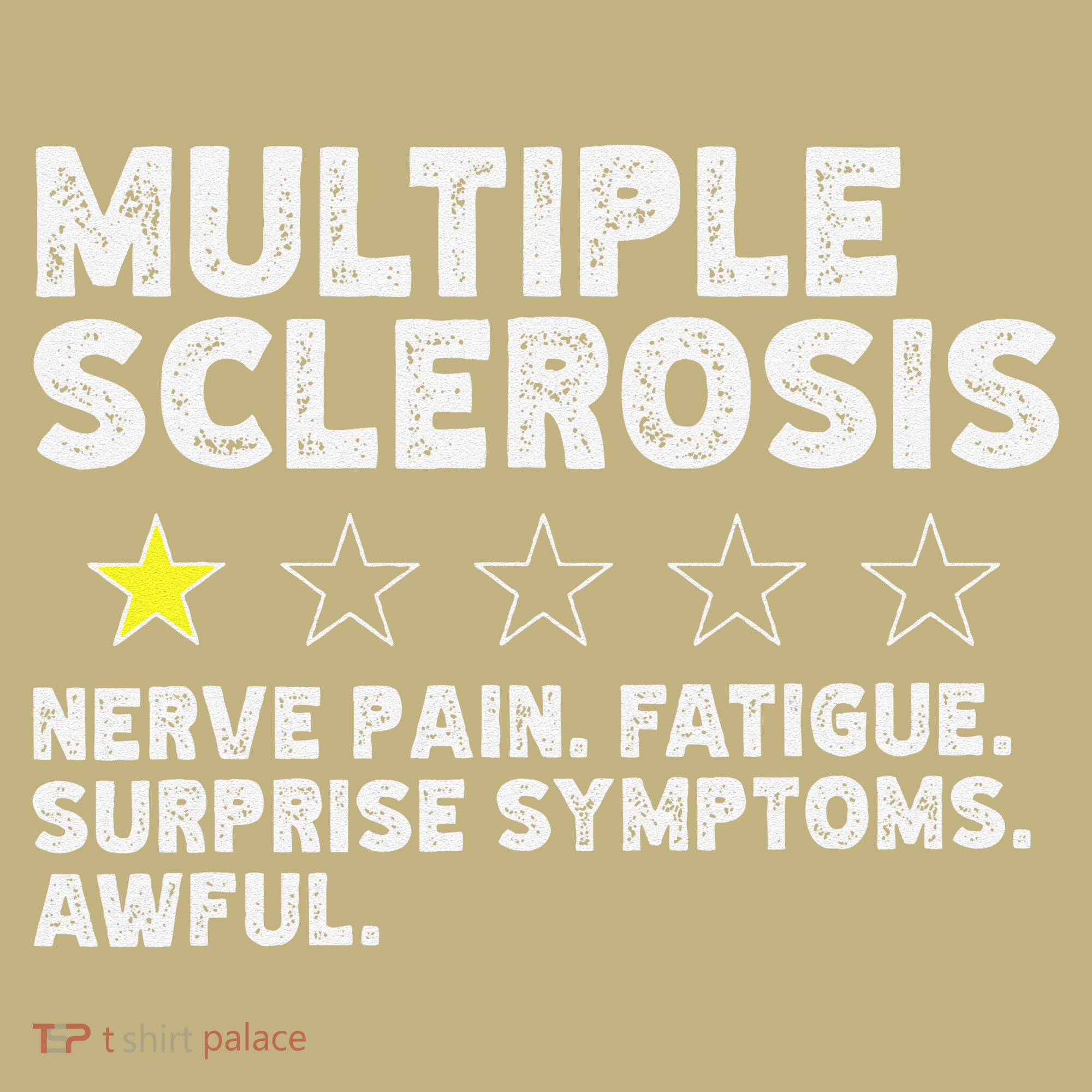 MS Do Not Recommend Funny Multiple Sclerosis Humor Awareness Button