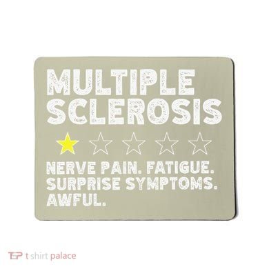 MS Do Not Recommend Funny Multiple Sclerosis Humor Awareness Mousepad