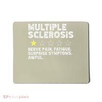 MS Do Not Recommend Funny Multiple Sclerosis Humor Awareness Mousepad thumb 0