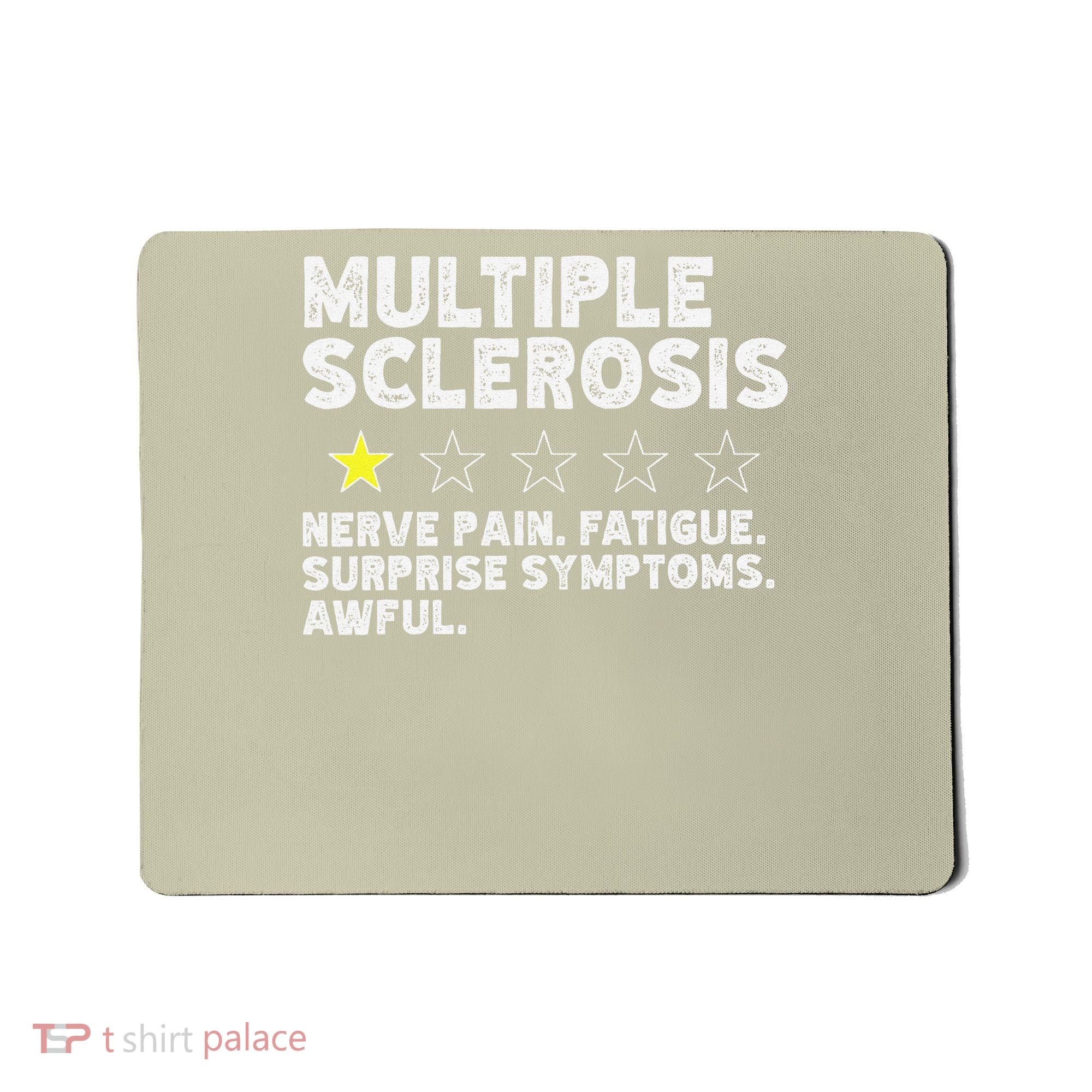 MS Do Not Recommend Funny Multiple Sclerosis Humor Awareness Mousepad