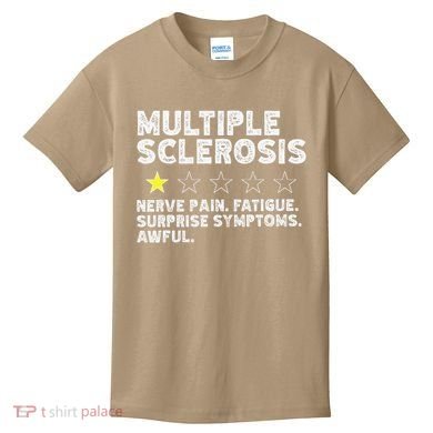 MS Do Not Recommend Funny Multiple Sclerosis Humor Awareness Kids T-Shirt