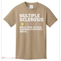 MS Do Not Recommend Funny Multiple Sclerosis Humor Awareness Kids T-Shirt thumb 0