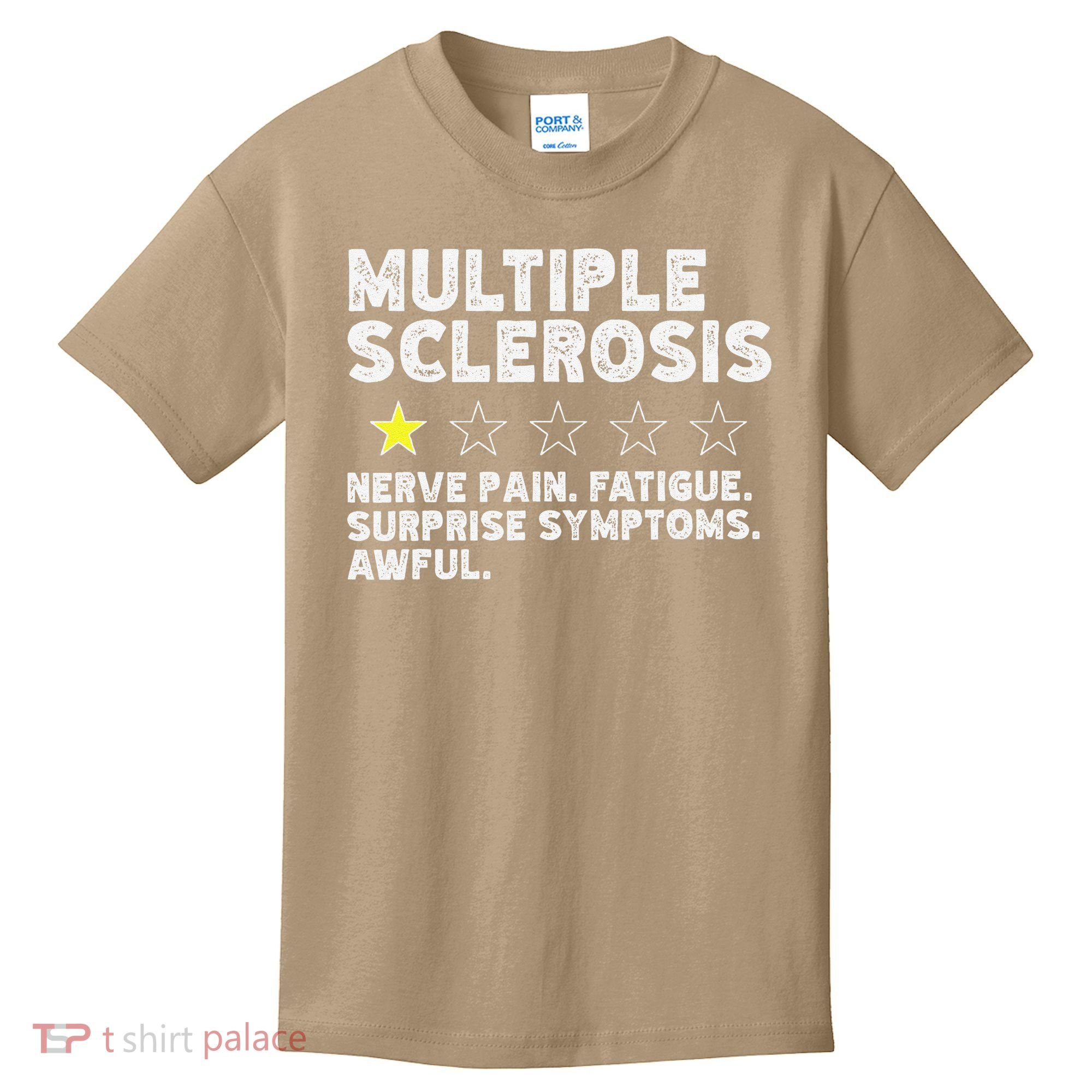 MS Do Not Recommend Funny Multiple Sclerosis Humor Awareness Kids T-Shirt