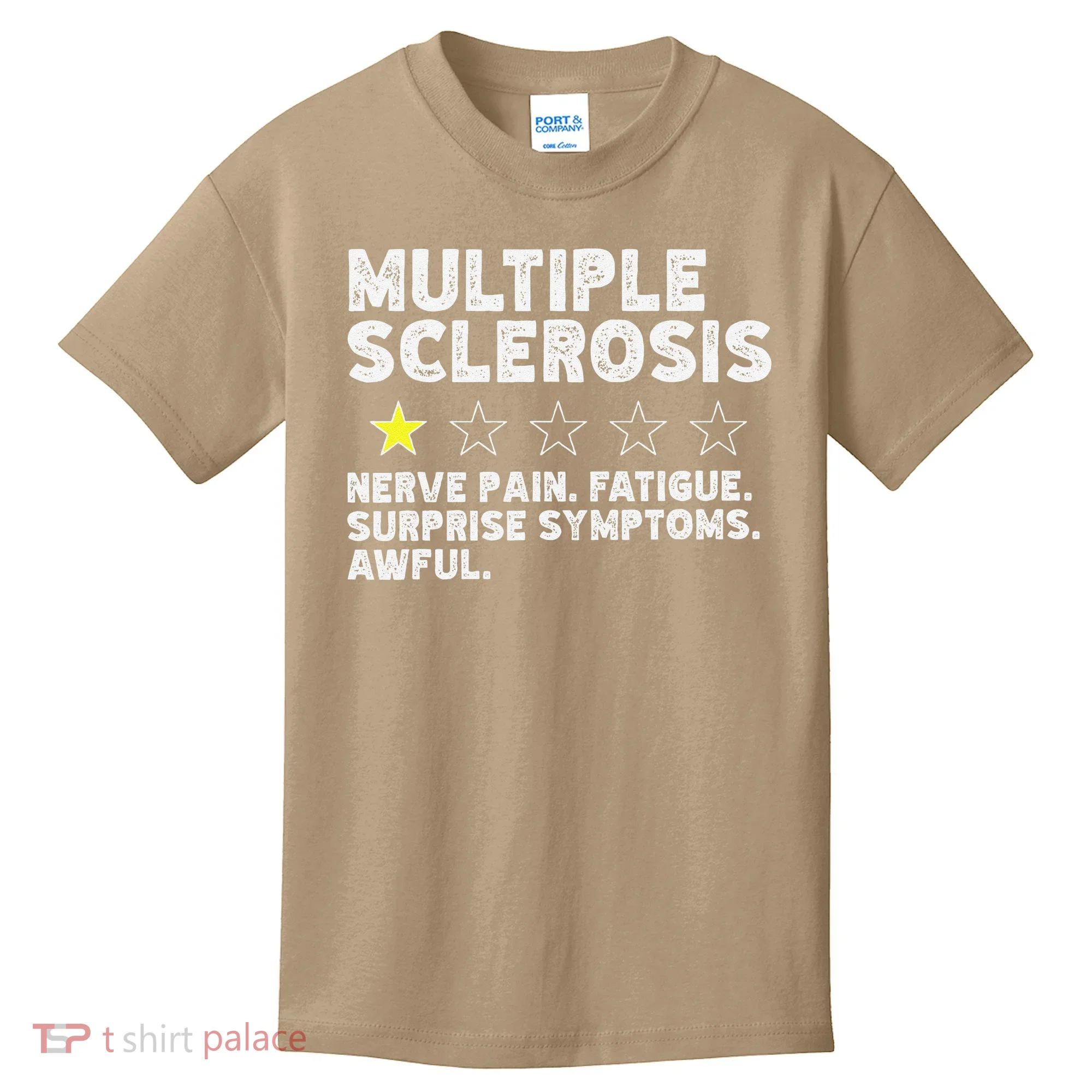 MS Do Not Recommend Funny Multiple Sclerosis Humor Awareness Kids T-Shirt