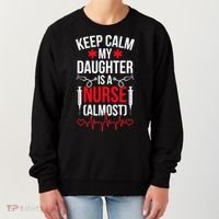 My Daughter Nursing Student Mom Future Nurse Mom Gift Women's Sweatshirt thumb 0