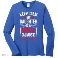 My Daughter Nursing Student Mom Future Nurse Mom Gift Women's Long Sleeve Shirt thumb 0