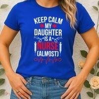 My Daughter Nursing Student Mom Future Nurse Mom Gift Women's T-Shirt thumb 2