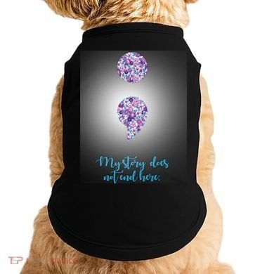 Mystery Does Not End Here Alzheimer's Awareness Doggie Tank