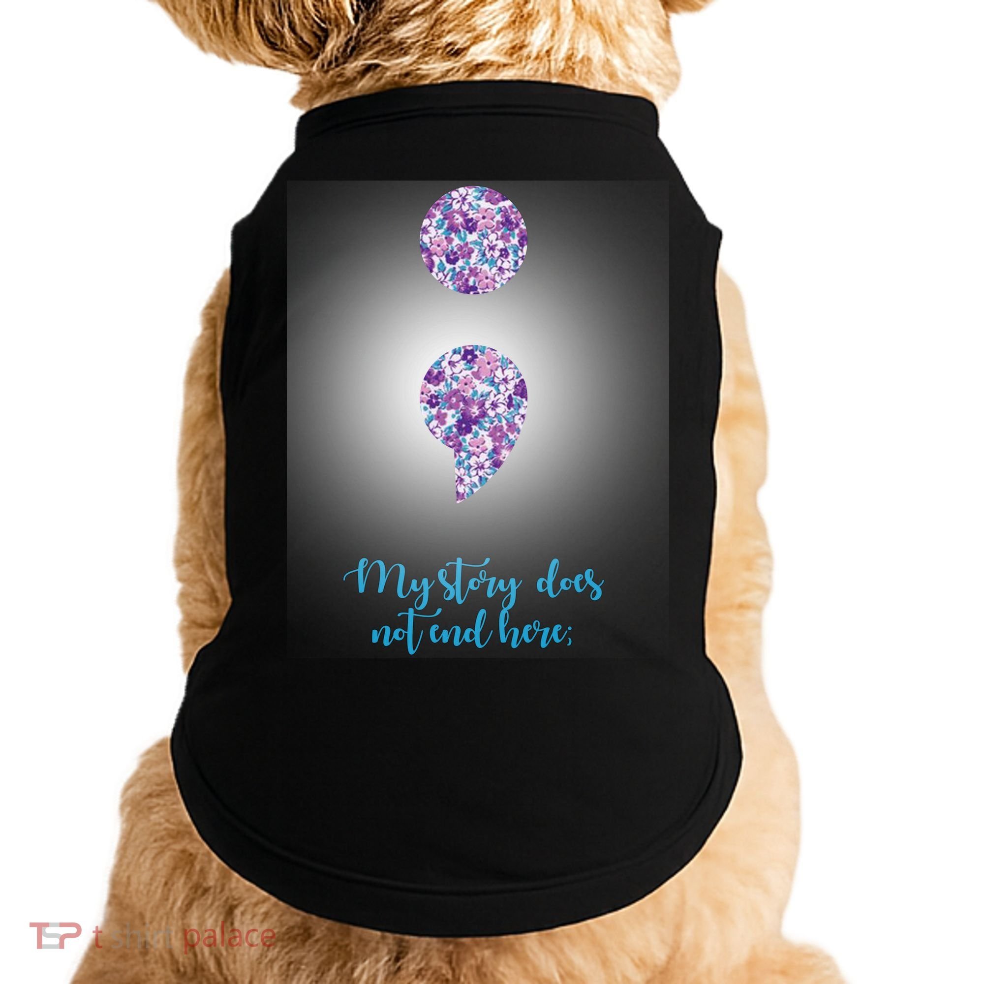 Mystery Does Not End Here Alzheimer's Awareness Doggie Tank