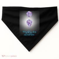Mystery Does Not End Here Alzheimer's Awareness USA-Made Doggie Bandana thumb 0