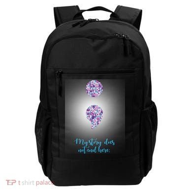 Mystery Does Not End Here Alzheimer's Awareness Backpack