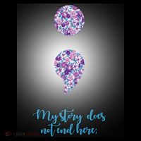 Mystery Does Not End Here Alzheimer's Awareness Button thumb 1
