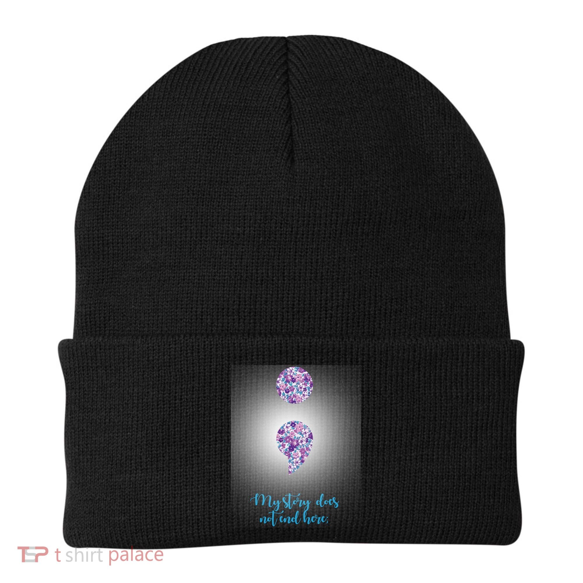 Mystery Does Not End Here Alzheimer's Awareness Beanie