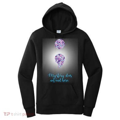 Mystery Does Not End Here Alzheimer's Awareness Women's Hoodie