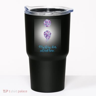 Mystery Does Not End Here Alzheimer's Awareness Tumbler