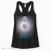 Mystery Does Not End Here Alzheimer's Awareness Women's Tank Top thumb 0