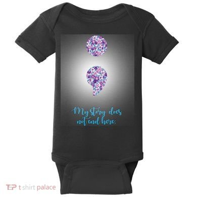 Mystery Does Not End Here Alzheimer's Awareness Baby Bodysuit