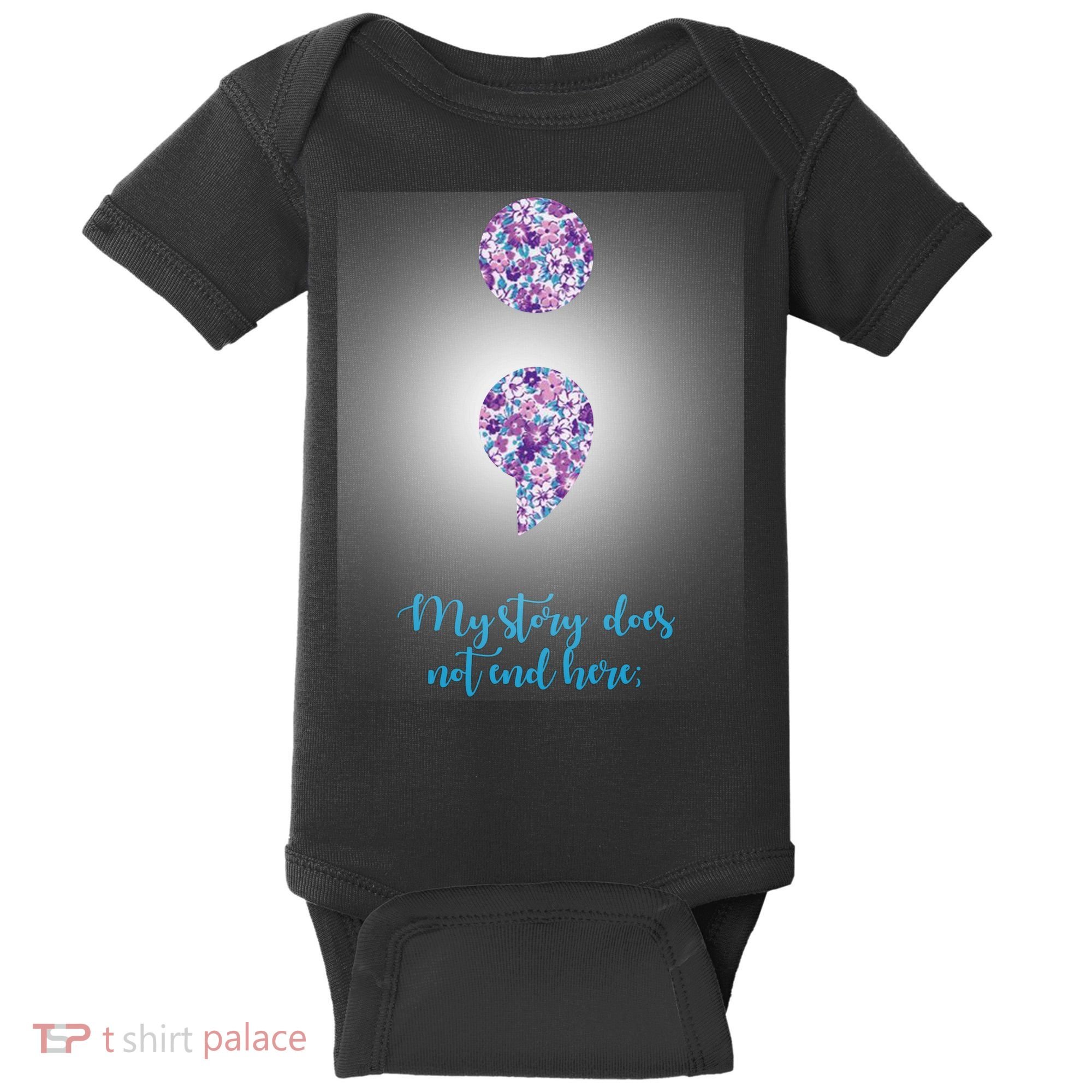 Mystery Does Not End Here Alzheimer's Awareness Baby Bodysuit