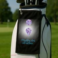 Mystery Does Not End Here Alzheimer's Awareness Golf Towel thumb 2