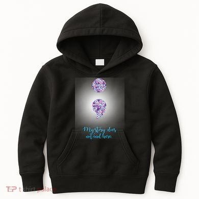 Mystery Does Not End Here Alzheimer's Awareness Kids Hoodie