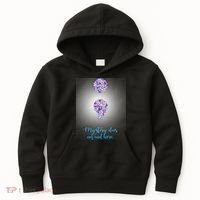 Mystery Does Not End Here Alzheimer's Awareness Kids Hoodie thumb 0