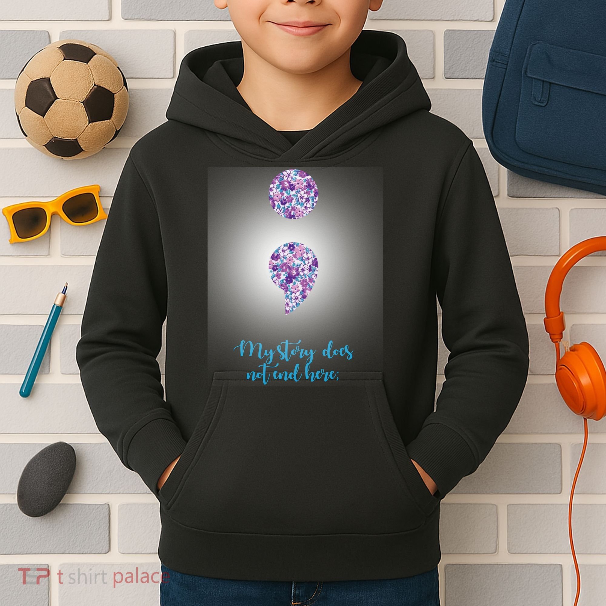 Mystery Does Not End Here Alzheimer's Awareness Kids Hoodie