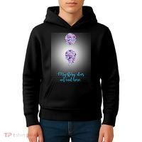 Mystery Does Not End Here Alzheimer's Awareness Kids Hoodie thumb 4