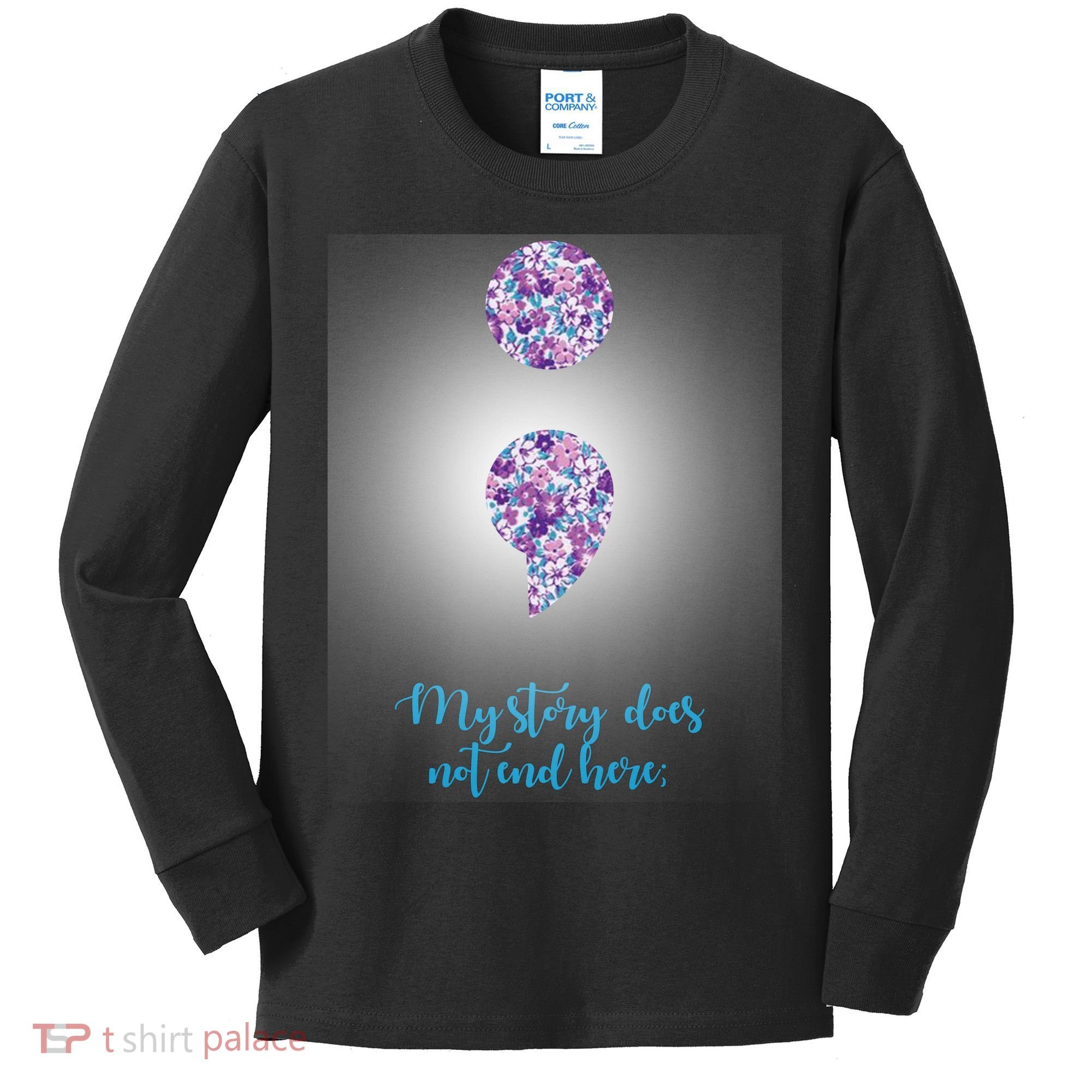 Mystery Does Not End Here Alzheimer's Awareness Kids Long Sleeve Shirt