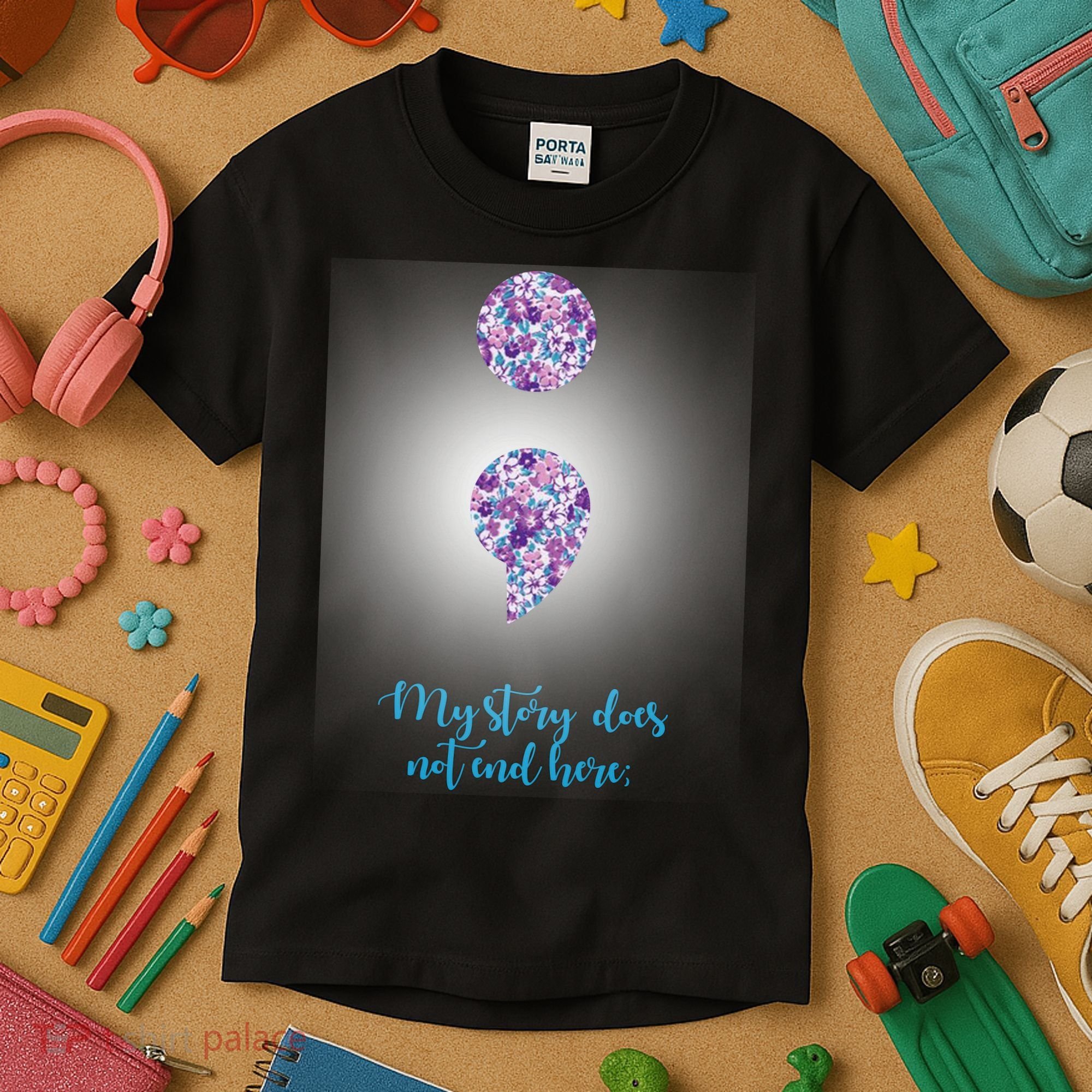 Mystery Does Not End Here Alzheimer's Awareness Kids T-Shirt