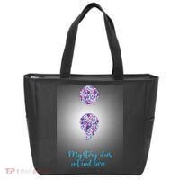 Mystery Does Not End Here Alzheimer's Awareness Tote Bag thumb 0