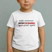 Make District Of Columbia Great Again Toddler T-Shirt thumb 2