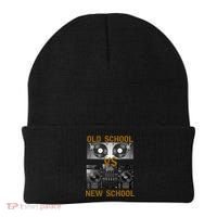 Music Djs Old School Vs New School Turntable Dj Equipt Cute Gift Beanie thumb 0
