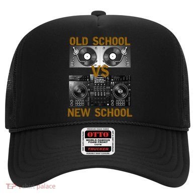 Music Djs Old School Vs New School Turntable Dj Equipt Cute Gift Hat