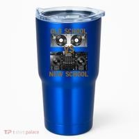Music Djs Old School Vs New School Turntable Dj Equipt Cute Gift Tumbler thumb 0