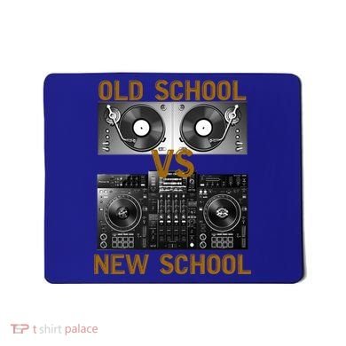 Music Djs Old School Vs New School Turntable Dj Equipt Cute Gift Mousepad