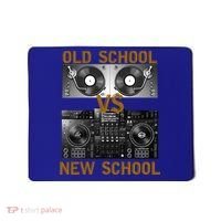 Music Djs Old School Vs New School Turntable Dj Equipt Cute Gift Mousepad thumb 0