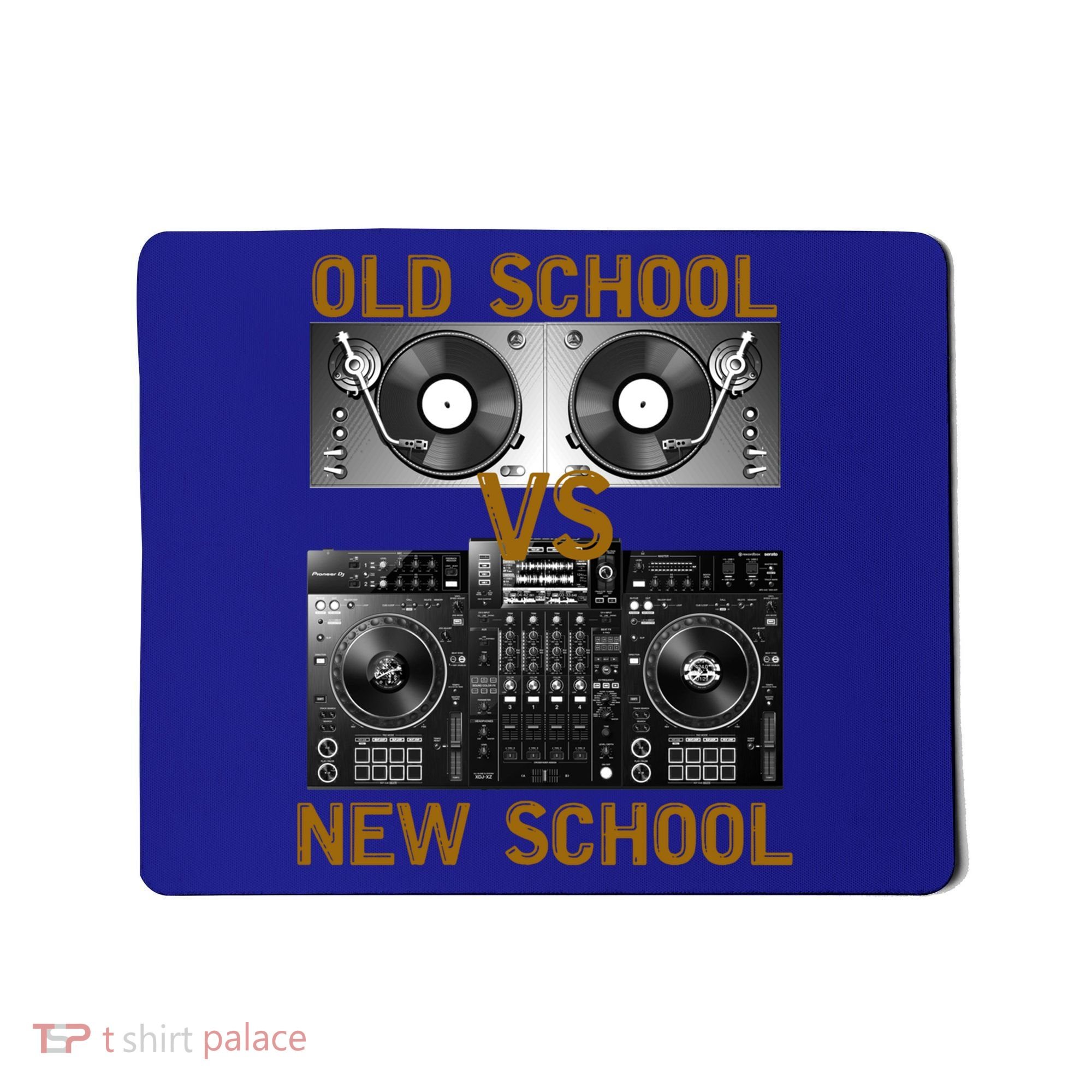 Music Djs Old School Vs New School Turntable Dj Equipt Cute Gift Mousepad