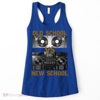 Music Djs Old School Vs New School Turntable Dj Equipt Cute Gift Women's Tank Top thumb 0
