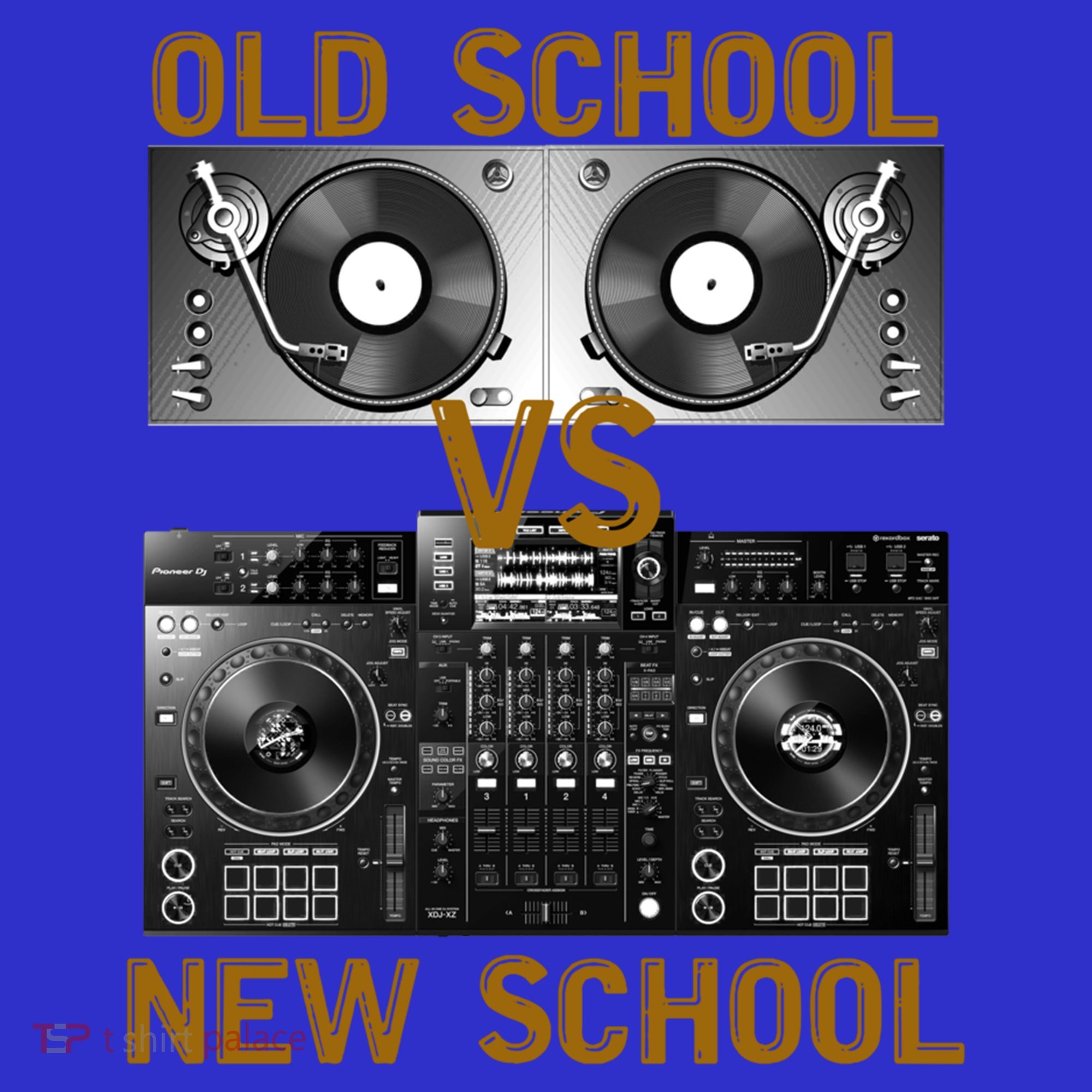 Music Djs Old School Vs New School Turntable Dj Equipt Cute Gift Visor
