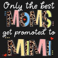 Mother's Day Only The Best Moms Get Promoted To Mimi Women's Tank Top thumb 5