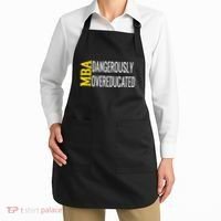 Mba Dangerously Overeducated Student Graduation Gift Apron thumb 2