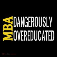 Mba Dangerously Overeducated Student Graduation Gift Bucket Hat thumb 4