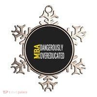 Mba Dangerously Overeducated Student Graduation Gift Ornament thumb 0
