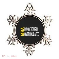 Mba Dangerously Overeducated Student Graduation Gift Ornament thumb 0